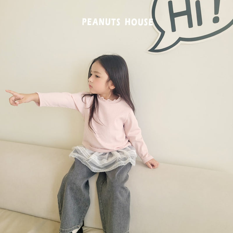 Peanuts - Korean Children Fashion - #toddlerclothing - Lace Skirt - 3