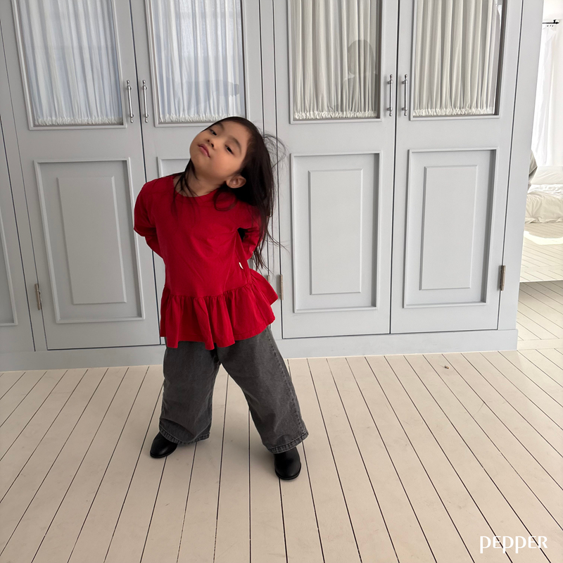 Pepper - Korean Children Fashion - #childofig - Vintage Denim Pants - 6