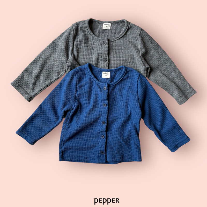 Pepper - Korean Children Fashion - #childofig - Popcorn Cardigan