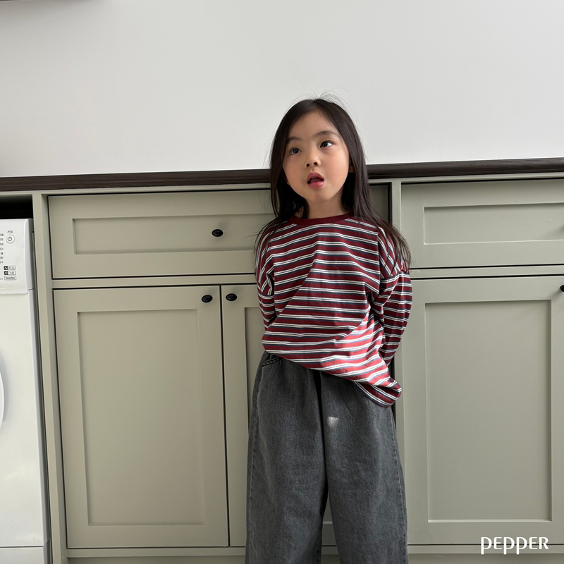 Pepper - Korean Children Fashion - #childrensboutique - Pepper Stripe Tee - 11