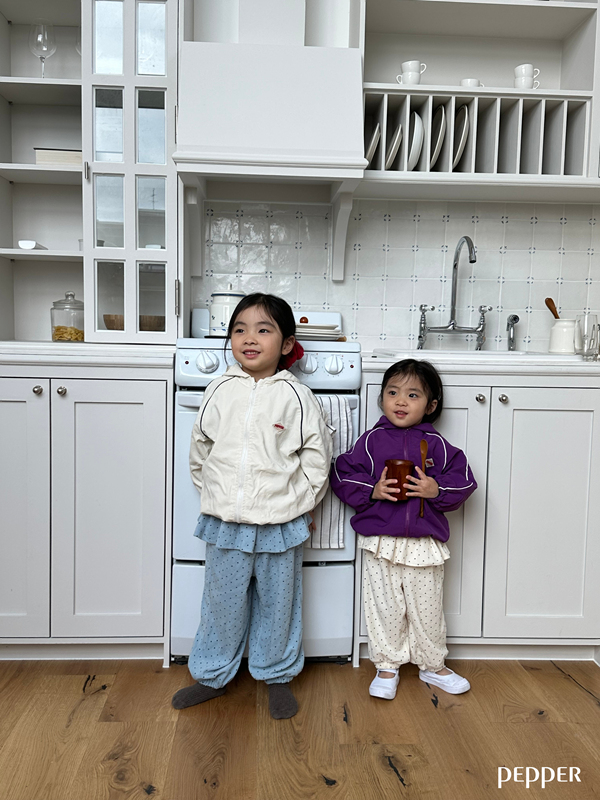Pepper - Korean Children Fashion - #designkidswear - Plum Windbreaker - 12