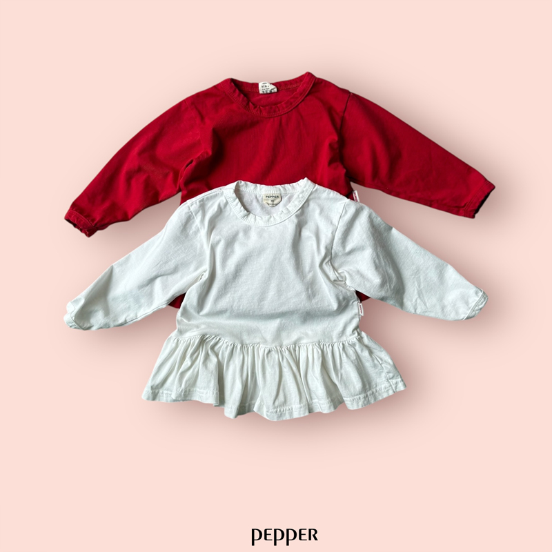 Pepper - Korean Children Fashion - #designkidswear - Cherry Cancan Tee