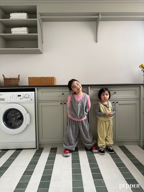 Pepper - Korean Children Fashion - #discoveringself - Terry Vest - 7