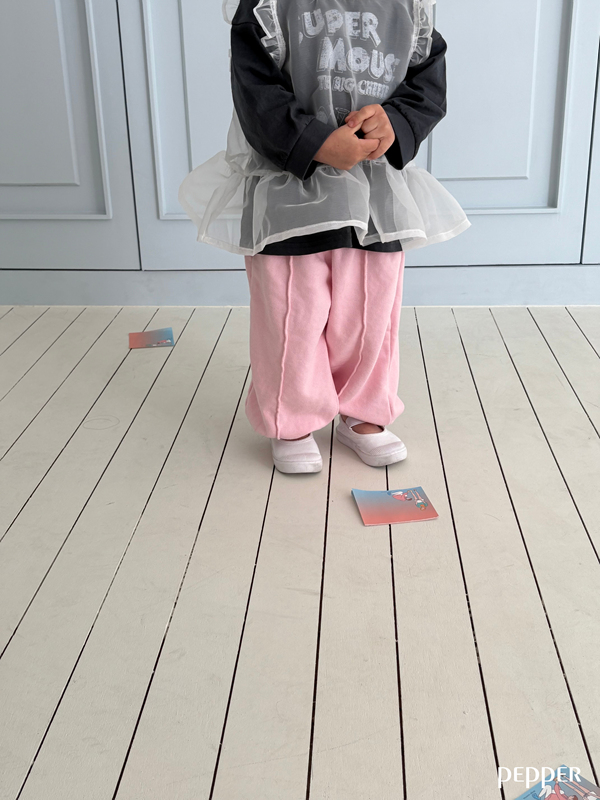 Pepper - Korean Children Fashion - #fashionkids - Jelly Pintuck Jogger Pants - 10