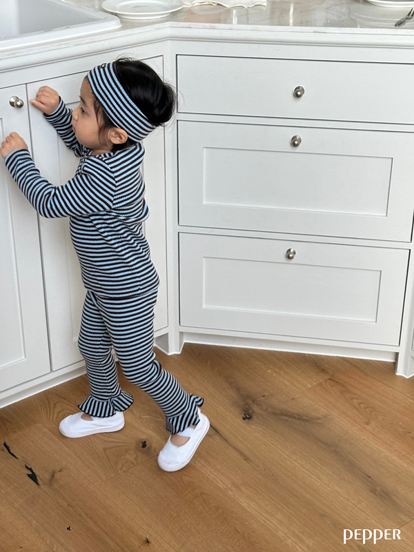 Pepper - Korean Children Fashion - #fashionkids - Pippi Stripe Tee - 9