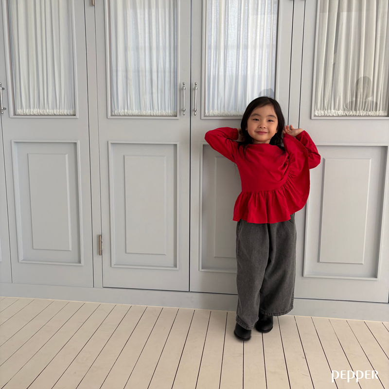 Pepper - Korean Children Fashion - #fashionkids - Cherry Cancan Tee - 4