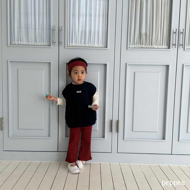 Pepper - Korean Children Fashion - #kidsshorts - Vanilla Bootcut Pants - 3