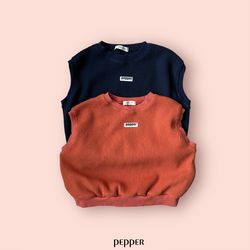 Pepper - Korean Children Fashion - #kidsshorts - Carrot Waffle Vest