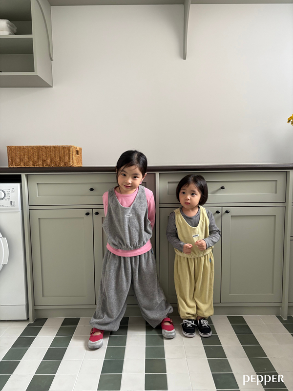Pepper - Korean Children Fashion - #kidzfashiontrend - Terry Vest - 11
