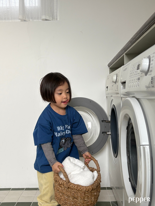 Pepper - Korean Children Fashion - #kidzfashiontrend - Stretchy Stripe Tee - 9
