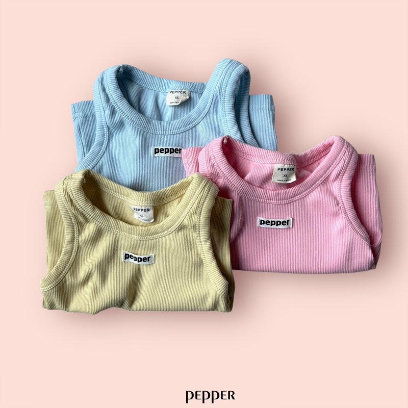 Pepper - Korean Children Fashion - #littlefashionista - Spring Spring Sleeveless Top