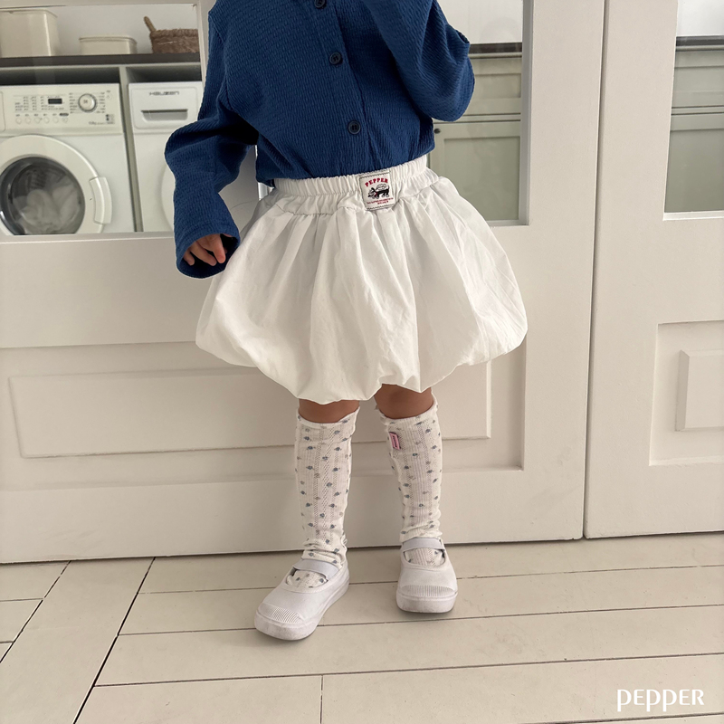 Pepper - Korean Children Fashion - #littlefashionista - Flower Knee Socks - 7