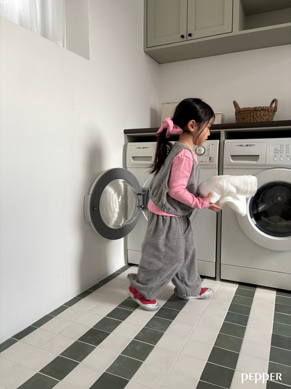 Pepper - Korean Children Fashion - #magicofchildhood - Terry Jogger Pants - 5