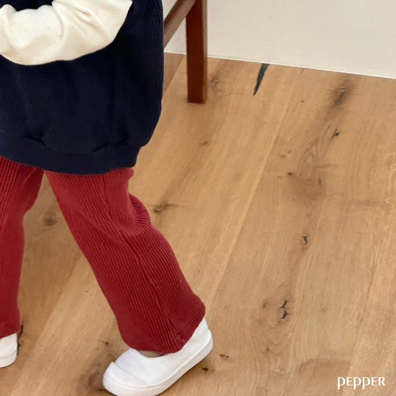 Pepper - Korean Children Fashion - #minifashionista - Vanilla Bootcut Pants - 9