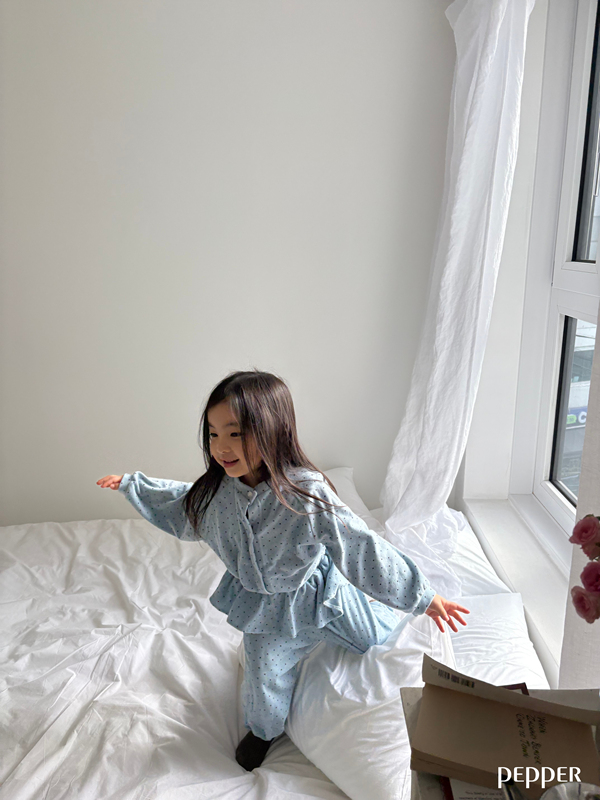 Pepper - Korean Children Fashion - #minifashionista - Dot Terry Cardigan - 8