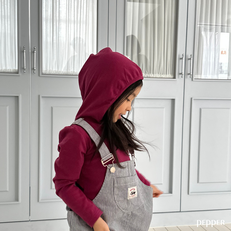 Pepper - Korean Children Fashion - #minifashionista - Cherry Overall Pants - 10