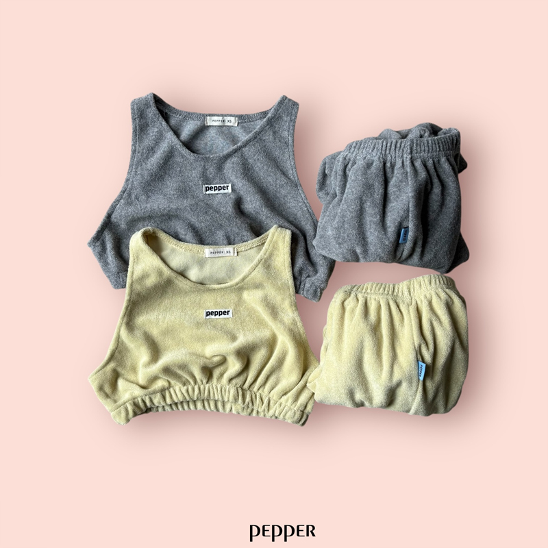 Pepper - Korean Children Fashion - #todddlerfashion - Terry Vest