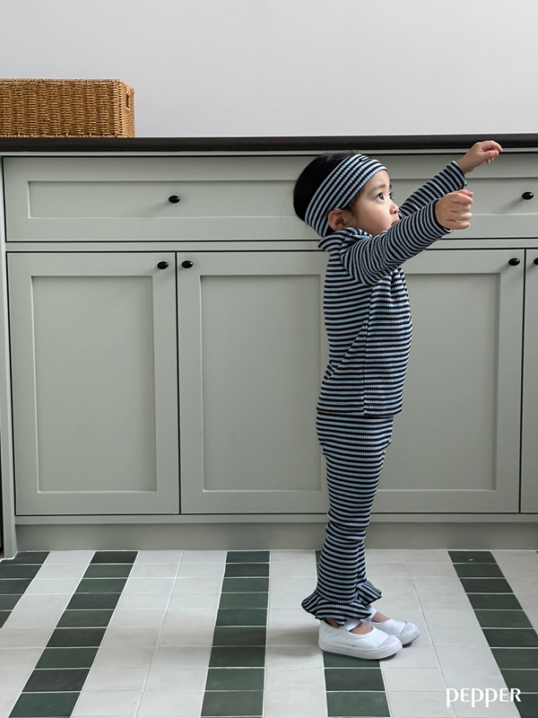 Pepper - Korean Children Fashion - #toddlerclothing - Pippi Stripe Tee - 3