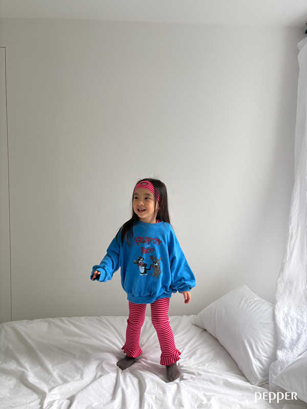 Pepper - Korean Women Fashion - #momslook - Hotdog Sweatshirt (Adult) - 5