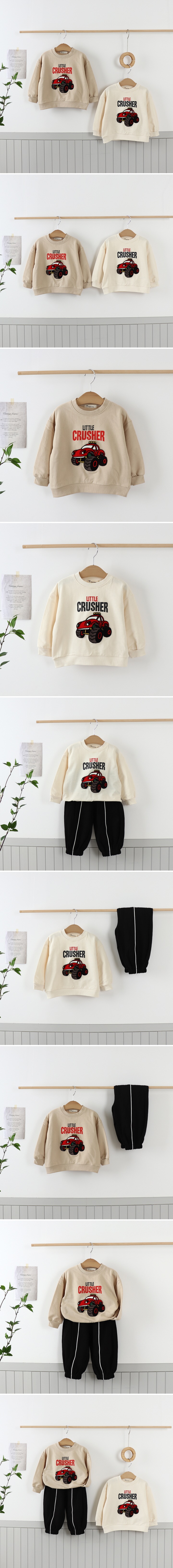 Car Sweatshirt by Pepper Mint for Child - view 1