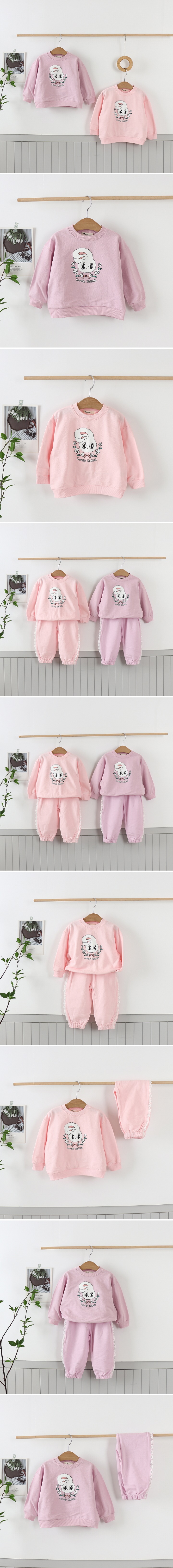 Flower Bunny Sweatshirt by Pepper Mint for Child - view 1