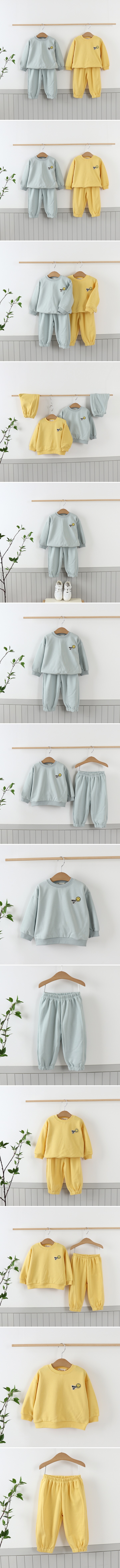 Pepper Mint - Korean Children Fashion - #magicofchildhood - Smile Top Bottom Set