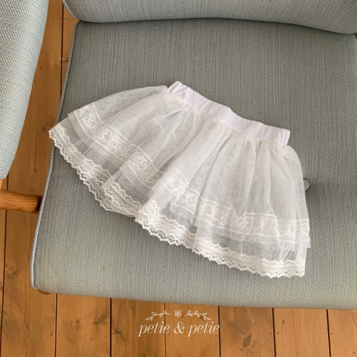 Petit & Petit - Korean Children Fashion - #Kfashion4kids - Lace Cancan Skirt