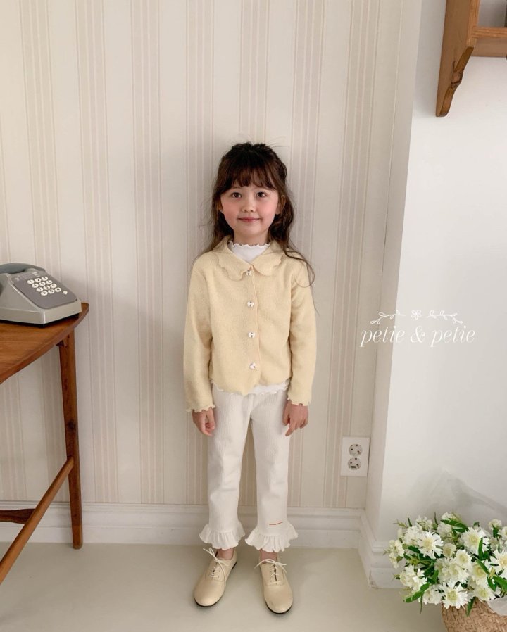 Petit & Petit - Korean Children Fashion - #Kfashion4kids - Ribbon Collar Cardigan - 9