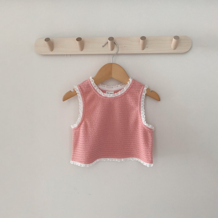 Petit & Petit - Korean Children Fashion - #Kfashion4kids - Sally Lace Vest - 8