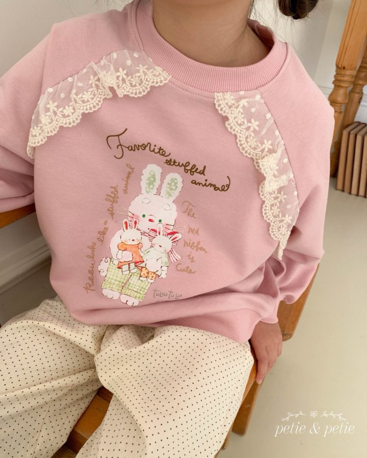 Petit & Petit - Korean Children Fashion - #Kfashion4kids - Sweet Rabbit Sweatshirt - 7