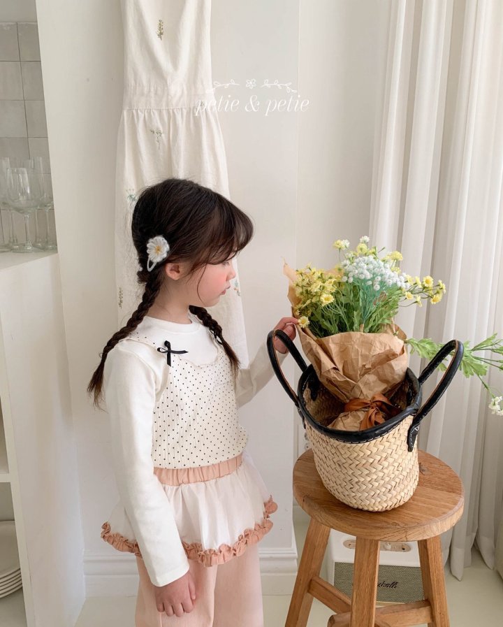 Petit & Petit - Korean Children Fashion - #Kfashion4kids - Dot Layered Tee - 6