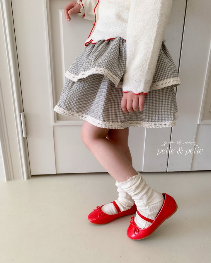 Petit & Petit - Korean Children Fashion - #Kfashion4kids - Mary Check Skirt - 12