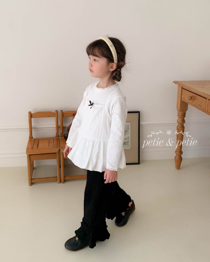 Petit & Petit - Korean Children Fashion - #Kfashion4kids - Waffle Frill Pants - 8
