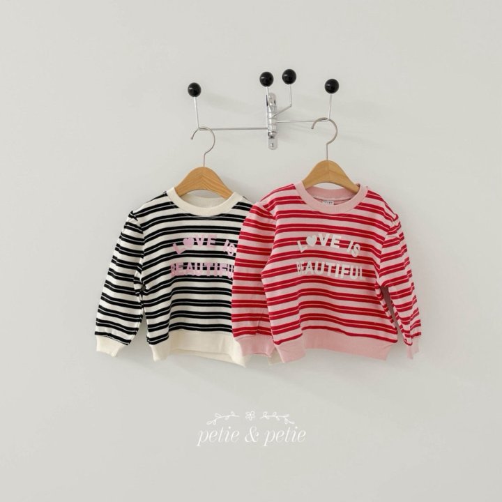 Petit & Petit - Korean Children Fashion - #childofig - Love Is Sweatshirt