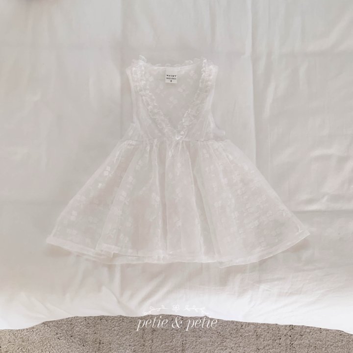 Petit & Petit - Korean Children Fashion - #childofig - Rose Mesh One-piece - 11