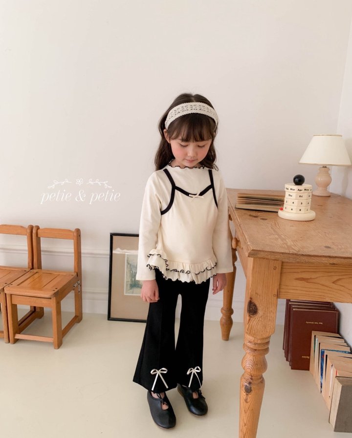 Petit & Petit - Korean Children Fashion - #stylishchildhood - Jenny Frill Tee - 4