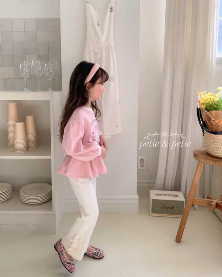 Petit & Petit - Korean Children Fashion - #childofig - Rael Lace Bootcut Pants - 9