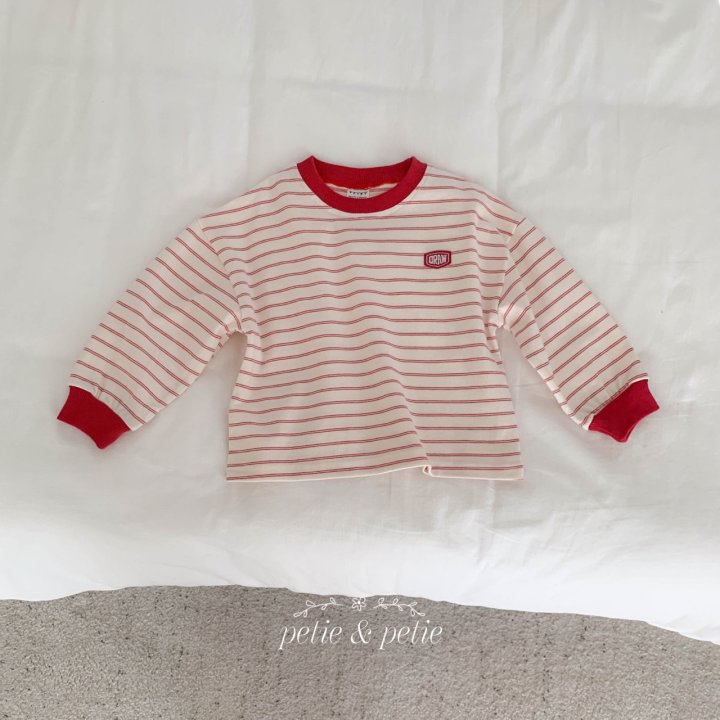 Petit & Petit - Korean Children Fashion - #childofig - Draw Stripe Tee - 2
