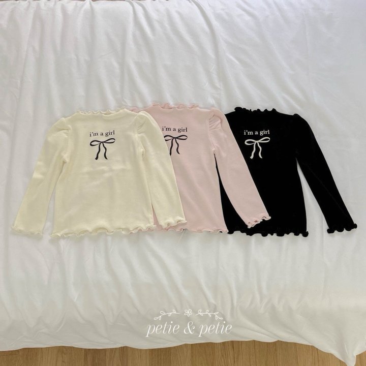 Petit & Petit - Korean Children Fashion - #childrensboutique - I’m Girl Tee