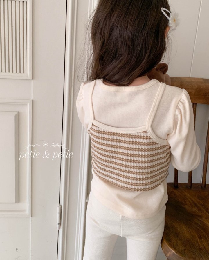 Petit & Petit - Korean Children Fashion - #childrensboutique - Stripe Bustier Tee - 6