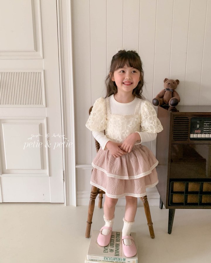 Petit & Petit - Korean Children Fashion - #childrensboutique - Mary Check Skirt - 5