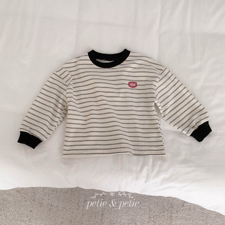Petit & Petit - Korean Children Fashion - #childrensboutique - Draw Stripe Tee - 3