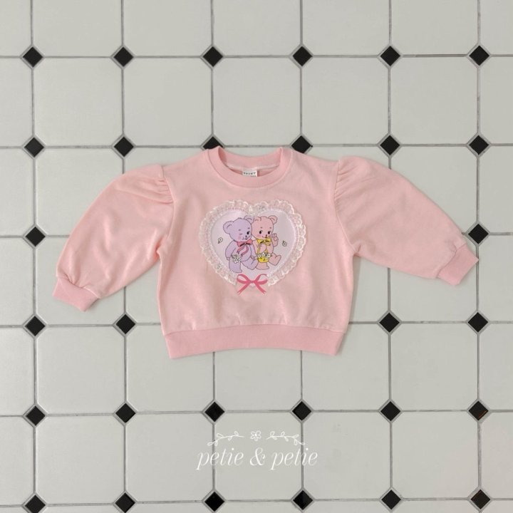 Petit & Petit - Korean Children Fashion - #designkidswear - Heart Bear Sweatshirt - 7