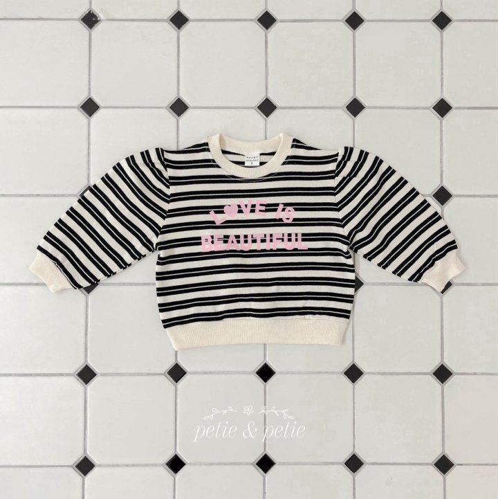 Petit & Petit - Korean Children Fashion - #designkidswear - Love Is Sweatshirt - 3