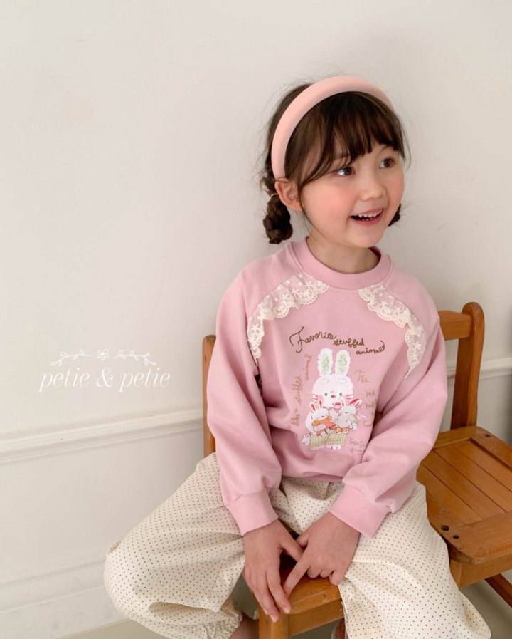 Petit & Petit - Korean Children Fashion - #designkidswear - Sweet Rabbit Sweatshirt