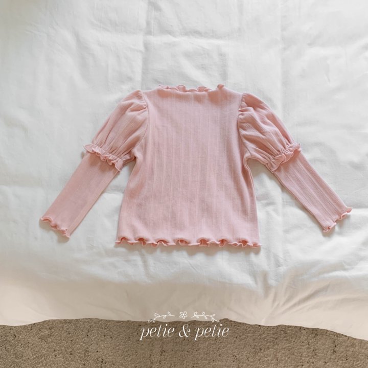 Petit & Petit - Korean Children Fashion - #designkidswear - Melon Ribbed Tee - 3