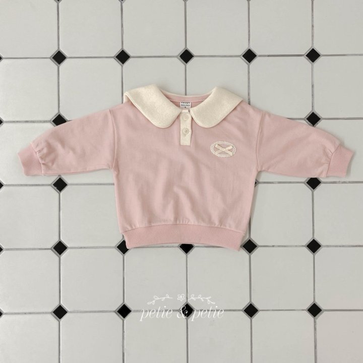 Petit & Petit - Korean Children Fashion - #discoveringself - Ribbon Collar Sweatshirt - 9