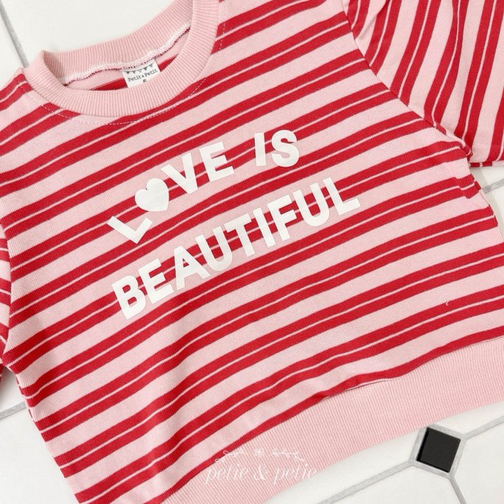 Petit & Petit - Korean Children Fashion - #designkidswear - Love Is Sweatshirt - 4