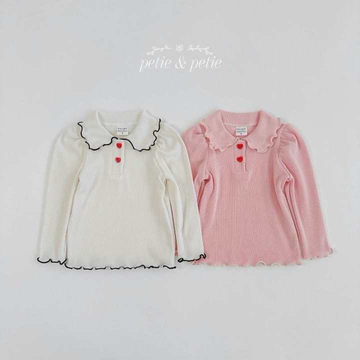 Petit & Petit - Korean Children Fashion - #discoveringself - Bene Collar Tee