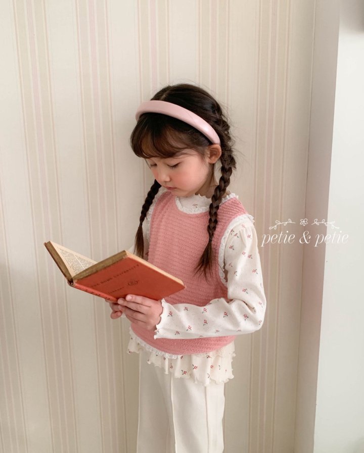 Petit & Petit - Korean Children Fashion - #discoveringself - Sally Lace Vest - 3